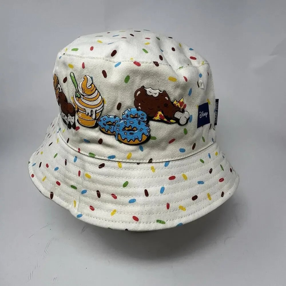 Disney Parks Eats Food Icons Churro Reversible Spirit Jersey Bucket Hat - NEW! - Picture 1 of 6
